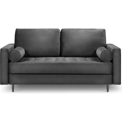 Milo Casa Тъмно сив диван от кадифе , 174 см Santo - Milo Casa (MIL_2S_44_A3_SANTO6)