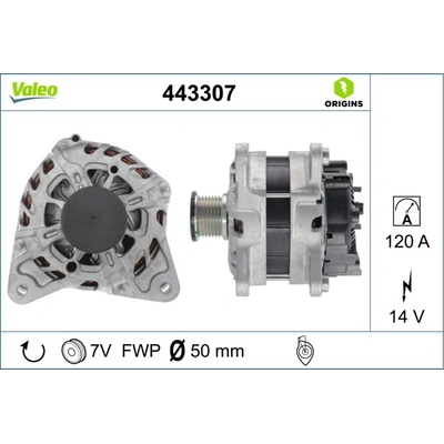 generátor VALEO 443307 VA 443307
