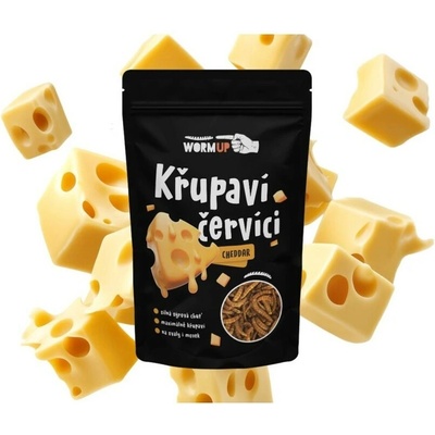Wormup červíci s příchutí čedaru 20 g