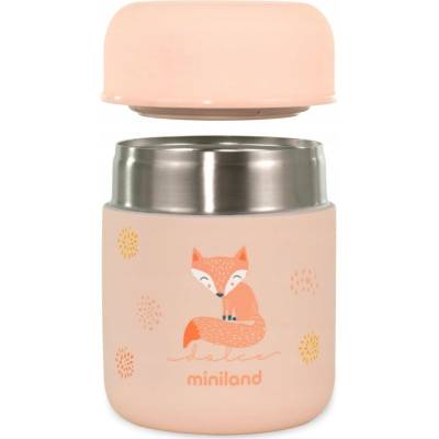 Miniland Termoska na jídlo růžová 280 ml