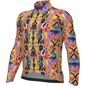 Alé Фланелка с дълъг ръкав за колоездене Alé Special Edition Tribal L/S Jersey Cycling jersey - Orange (056-3808-0115)