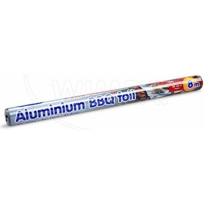 Alu fólie na grilování 14µm 45cm x 8m jednotlivě balená [1 ks]