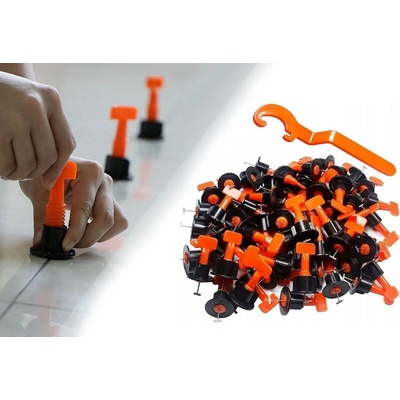 Pomocník při pokládání dlaždic - 100 ks + klíč – Zboží Mobilmania