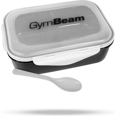 GymBeam Dóza na jídlo Fit Prep Black – Zboží Mobilmania