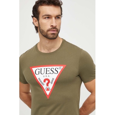 Guess Памучна тениска Guess в зелено с принт M2YI71 I3Z14 (M2YI71.I3Z14)