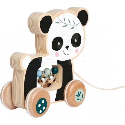 Eichhorn zvířátko na tahání Push along Animal se zvonečky panda opička