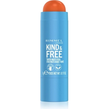 Rimmel Kind & Free мултифункционален грим за очи, устни и лице цвят 004 Tangerine Dream 5 гр