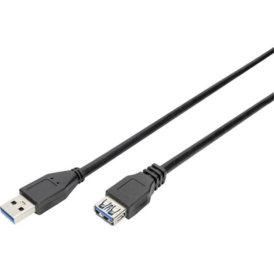 Digitus AK-300203-030-S USB 3.0 zástrčka A - USB 3.0 zásuvka A, 3m, černý
