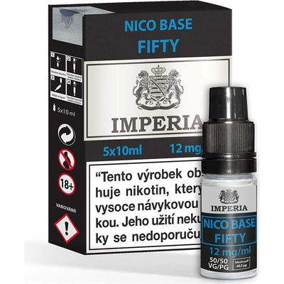 IMPERIA - 5x10ml - Nico Base (50VG/50PG) 12mg – Zboží Dáma
