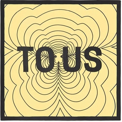 Tous Тънък шал Tous в жълто с десен (2001843002)