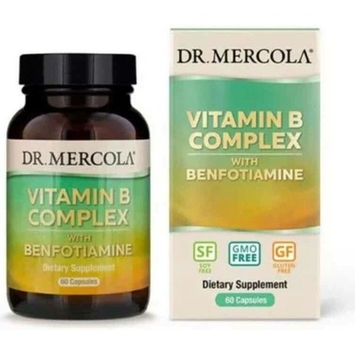 Dr. Mercola Vitamín B Complex s Benfotiaminem 60 kapslí
