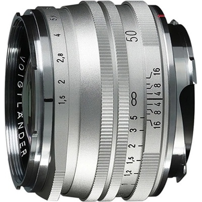 Voigtlander Nokton 50mm f/1.5 Aspherical II MC silver