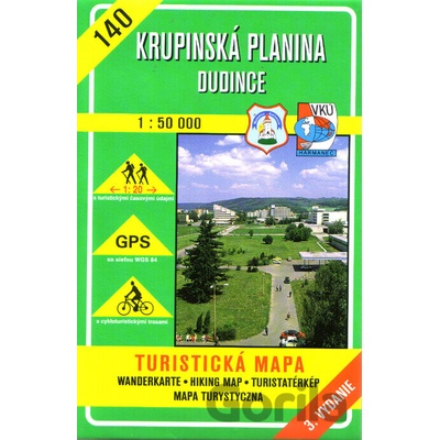 Krupinská planina - Dudince - turistická mapa č. 140 - Kolektív autorov