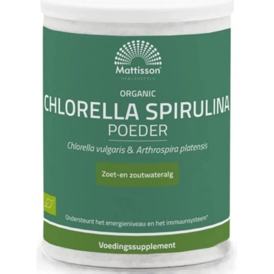 Mattisson Healthstyle Organic Chlorella + Spirulina Powder [125 грама]