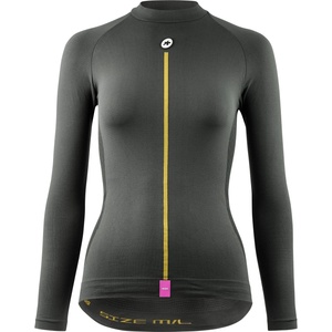 ASSOS Дамско горнище ASSOS Women's Spring Fall L/S Skin Layer P1 Cycling undershirt - Anthracite Grey - размер XL/XXL (114-3858-0113)