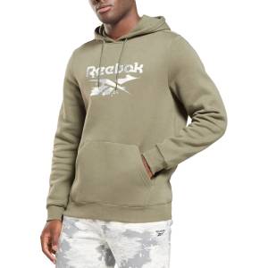 Reebok Identity Modern Camo Hoodie Green - magazinko