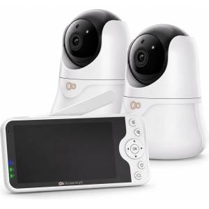KinderKraft Niteeye glow бебефон white с 2 камери (0782003869951) Бебефон