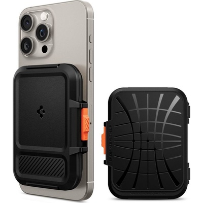 Spigen iPhone Lock Fit Wallet with MagSafe Black AFA06031 – Zboží Živě
