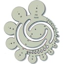 Koh i noor šablóna rádiusové