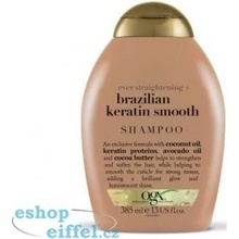 OGX zjemňující šampon brazilský keratin 385 ml