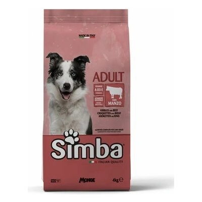 Monge Simba Dog Beef s hovädzím mäsom 4 kg