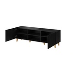 Cama meble Cama RTV шкаф PAFOS 150x42x52 Черен мат (PAFOS RTV150 CZ)