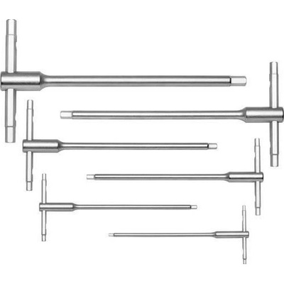 PB Swiss Tools Sada šestihranných 3 - 10 mm s T-rukojetí posuvnou 6 ks PB 1204.SET 10