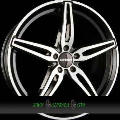 Carmani 15 8,5x18 5x112 ET43 black polished