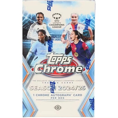 Topps 2024-2025 Chrome Soccer UEFA Women's Champions League - Hobby Box