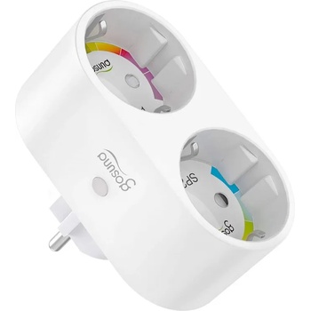 Image 1 of Gosund Смарт Контакт 2 в 1 Двоен Преходник Gosund 3600W 15A - 40450