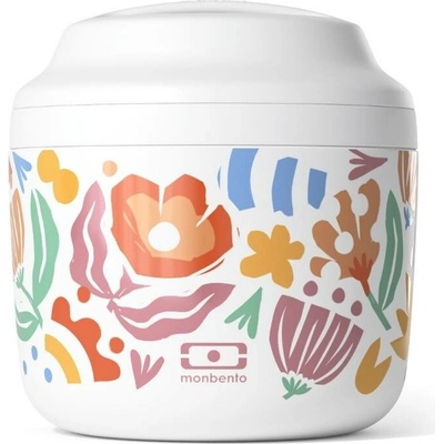 Monbento Nerezový termobox na jídlo Element Graphic Papercut 550ml