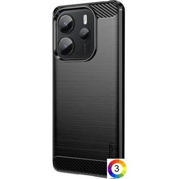 Xiaomi Redmi Note 14 4G Удароустойчив MOFI Carbon Fiber Калъф и Протектор