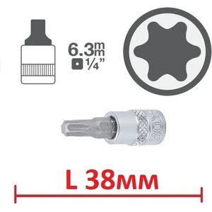 Bgs technic; ks tools; jbm Къс torx l38мм на вложка 1/4" - от 1.53 €