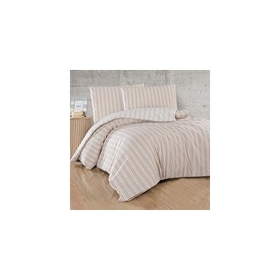 Clasy Obliečky Madras hnedá 70x90 140x200