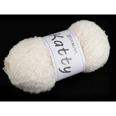 Pletací příze nopková Katty 100 g Varianta: 1 krémová světlá, Balení: 1 ks 60556/156577/280607