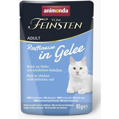 Animonda Vom Feinsten Raffinesse In Gelee kura & pstruh v želé 85 g