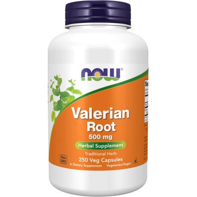 Now Foods Valériana lekárska 500 mg 250 kapsúl