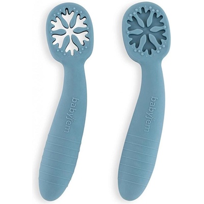 BabyJem Бебешки лъжички Babyjem - My First Spoon, 2 броя, Mint (903)
