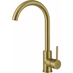 RUBINETA Едноръкохватков кухненски смесител Axe, покритие от четкан бронз (AX30098)