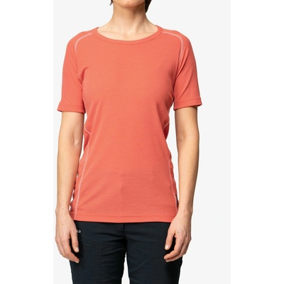Devold Dámske funkčné tričko Lauparen Merino 190 Base Tee Wmn červená oranžová