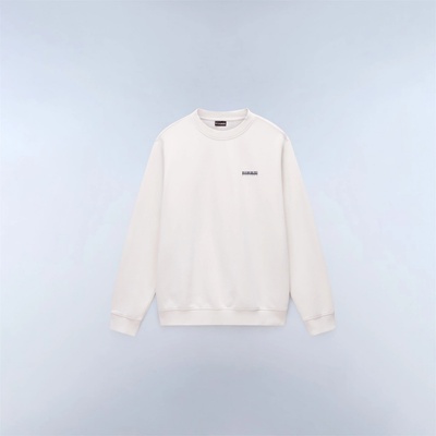 Napapijri Блуза Napapijri Mens Small Box Cotton Crew Sweatshirt - Beige Dimity