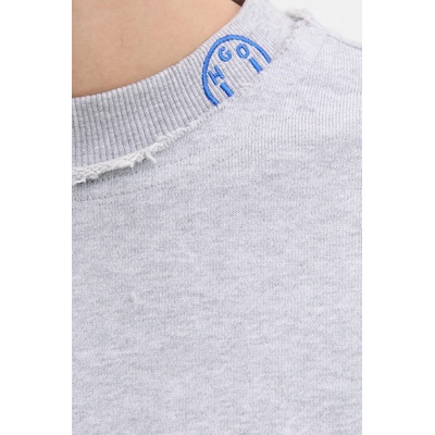 HUGO Blue Памучен суичър Hugo Blue Dismudge_B (50553605)