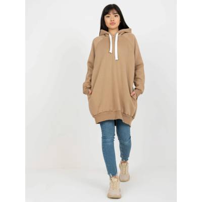Ex Moda Sweatshirt-EM-BL-695.25X-dark beige krémová