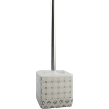 MSV WC štětka EVORA s keramickou nádobou bílá 142804