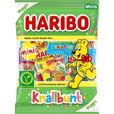 Haribo Knallbunt Minis veggie mini vrecká 230 g