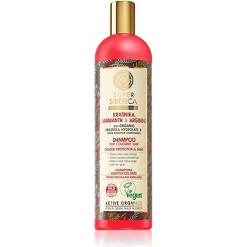 Natura Siberica Krasnika Amaranth & Arginine šampón pre farbené vlasy 400 ml