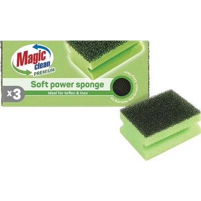 Magic clean ГЪБА С КАНАЛ premium soft power 3бр (hssf697)