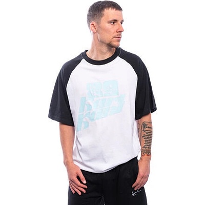 Karl Kani triko Signature Colorblock Raglan t-shirt White