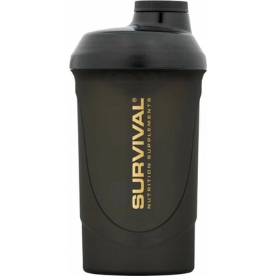 Šejkr Survival Gold - 600 ml (černý)