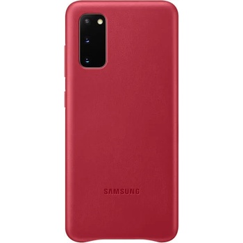 Image 1 of Samsung Galaxy S20 G980/G981 Leather cover red (EF-VG980LREGEU)